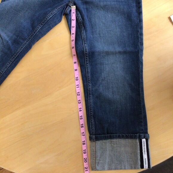 BANANA republic pedal pusher pants jeans stretchy cotton blend medium rise 28/6 - Picture 9 of 12